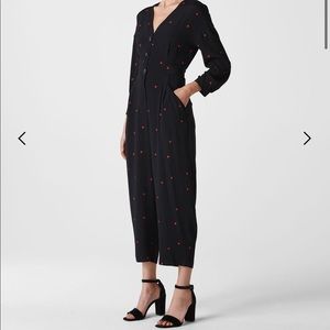Whistles Black Hearts Jumpsuit